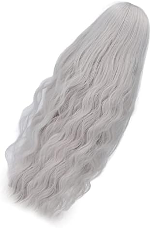 Peruca păpușii BJD, păpușă moale BJD păr ondulat fin făcut natural Creț pentru îmbrăcăminte