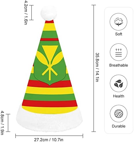 Kanaka Maoli Pavilion Crăciun Pălărie Personalizate Santa Pălărie Amuzant Xmas Decoratiuni