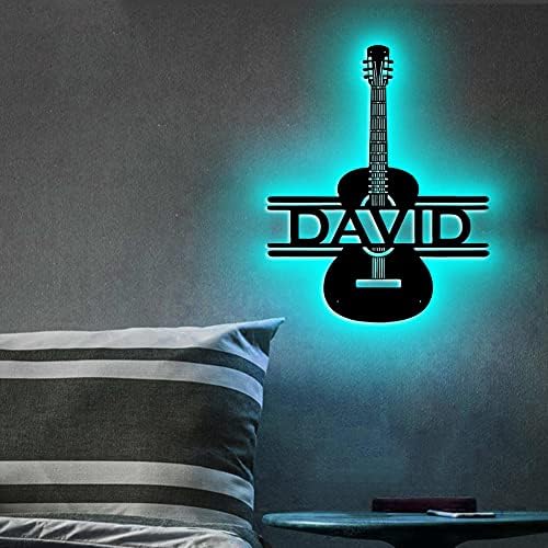 Semn de lumină LED personalizat pentru chitară Neon semn de lumină LED personalizat pentru Decor de perete dormitor Petrecere