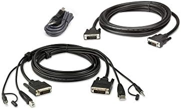 ATEN 2l7d02udx3 1.8 m USB DVI-D Dual Link dual Display set de cablu KVM securizat