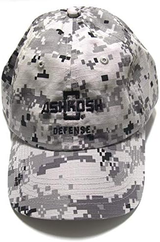Oshkosh Defense Logo Brodated Logo Gray Camo Ripstop pălărie