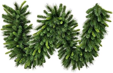 Vickerman 9 'x 14 Bangor mixte de pin artificial Ghirland de Crăciun cu 255 Sfaturi din PVC