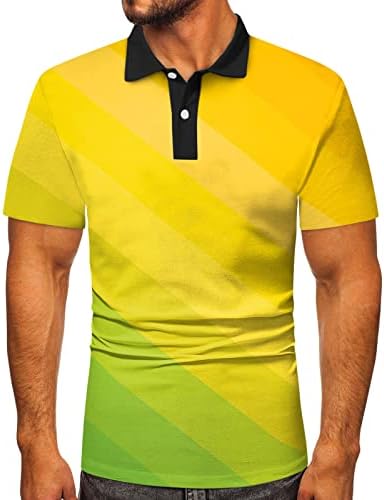 XXBR MENS POLO GOLF Tricouri, bloc de culori Patchwork Fashion Tennis Tops cu mânecă scurtă vară Slim Fit Cămașă sportivă casual