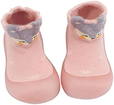 KELON BAY BIB BOY Girl non-skid interior pentru copii pantofi de mers pe jos animale drăguțe pantofi cu șosete adidași pentru