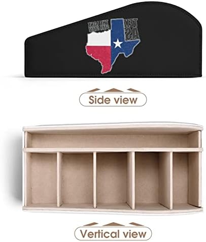 Steagul Texas și harta deținătorilor de telecomandă TV de Stat Organizator cutie stilou creion birou depozitare Caddy cu 6