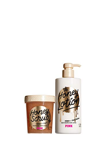 Pink Daily Honey Body Duo - Loțiune de miere și set de scrub
