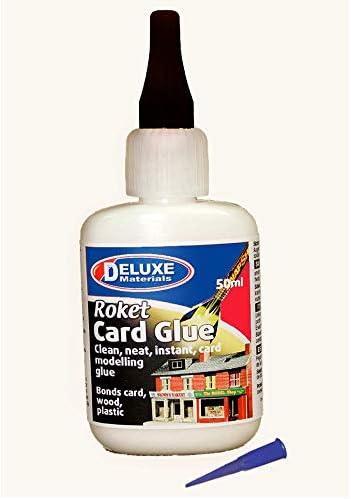 Deluxe Materials ROKET Card Glue: Rachete, cale ferată, DLMAD57
