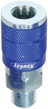 50 pachet Legacy A72420c-X ColorConnex Albastru Tip C Automotive 1/4 corp x 1/4 masculin NPT cuplaj cu deconectare rapidă