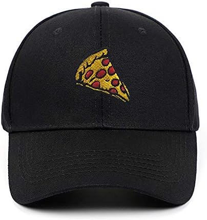 YUNXIBASECAP Pepperoni Pizza broderie șapcă de Baseball Tata pălărie Unisex reglabil Hip hop Pizza Cap