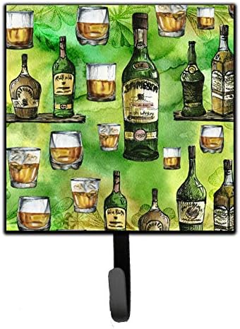 Comorile Carolinei BB5757SH4 Lesa de whisky irlandeză sau suportul de chei, cârligele de perete, suportul cârligelor cheie,