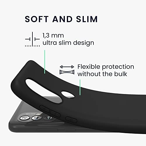 carcasă kwmobile TPU compatibilă cu Motorola Moto G Power-carcasă moale subțire netedă flexibilă de protecție pentru telefon-Negru