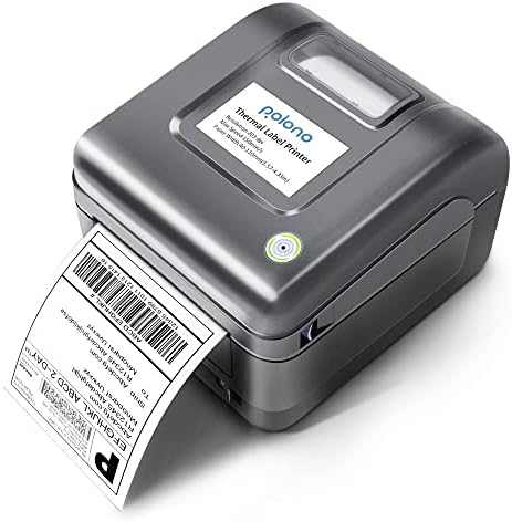 Imprimantă de etichete, imprimantă termică POLONO PL420 4x6, imprimantă de etichete de transport de mare viteză, imprimantă
