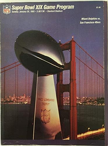 Super Bowl XIX Unsigned Program-programe NFL