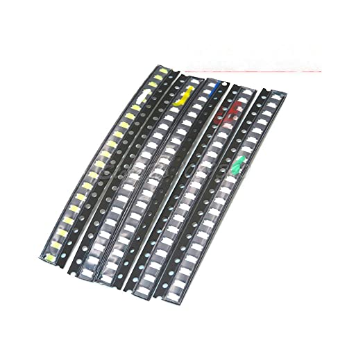 100 pcs la fiecare 20 pc 1206 pachet LED LED pachet LED pachet roșu alb albastru verde galben 1206 LED EMITIT LED Diodă