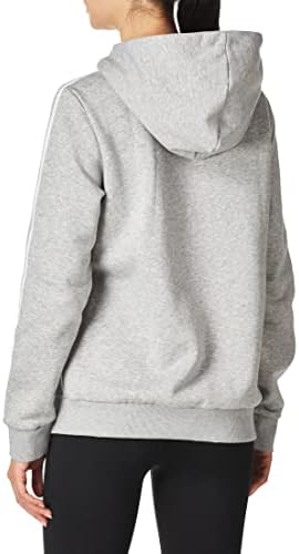 Adidas Women's Essentials Cotton Fleece 3-Stripe Hoodie Full Zip