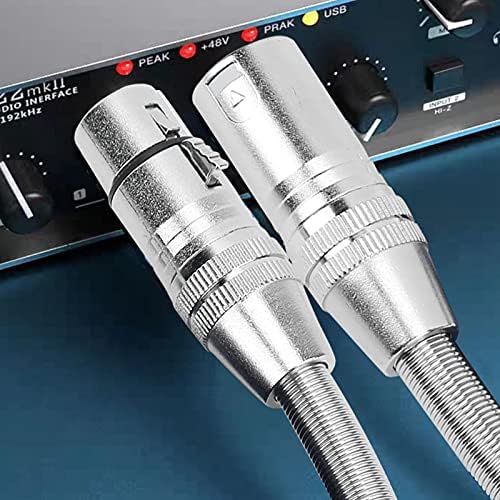 Cablu shanrya xlr, cablu de microfon rezistent la întindere de 6,5 mm masculin la femeie pentru mixer pentru tub de voce