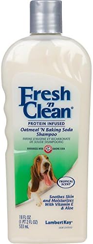 Petag Fresh 'n Clean Oatmeal' n Bark Soda Sampon parfumat pentru câini - parfum de briză tropicală - 15: 1 concentrat - 128