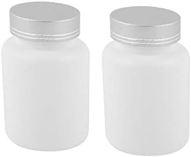 Nou Lon0167 2pcs 120cc gol plastic pilula Capsule sticle produse sănătoase sticle de argint ton capac (2 st. 20cc Leere Kunststoff
