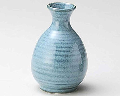 Hisui 2.4inch Set de 2 SAKE Carafes Blue Ceramic Made in Japonia