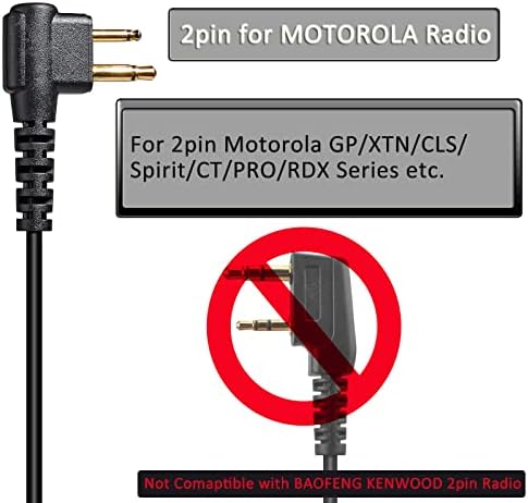 Hys D forma două căi Radio cască cu PTT, Walkie Talkie setul cu cască cu braț pivotant Microfon Pentru Motorola 2 Way Radio