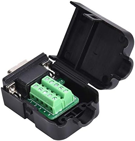 Adaptor Serial DB9, conector DB9 Breakout fiabil 9 linii de semnal suport PCB convenabil pentru echipamente industriale