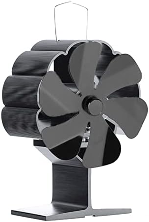 Xfadr SRLIWHITE căldură alimentat aragaz ventilator de Operare 6 lame semineu ventilator Lemn aragaz eficient de distribuție