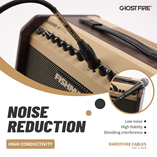 Ghost Fire XLR High Performance Cancelling Masculin la Femeie Cablu microfon Echilibrat Standard