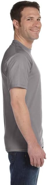 Hanes Essentials Tricou pentru bărbați, tricouri cu mânecă scurtă pentru bărbați, tricouri de bumbac Crewneck pentru bărbați,