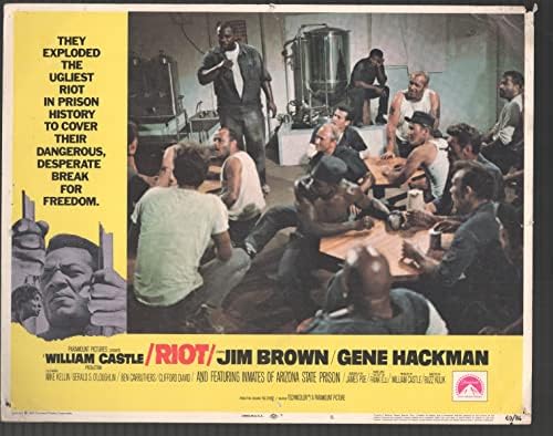 Afișul filmului: Riot 11 x14 carte de Lobby 5 Jim Brown Gene Hackman