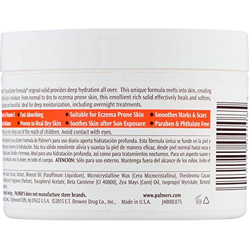 Palmer ' s Cocoa Butter Formula Daily Skin Therapy, Formula solidă, 7,25 uncii