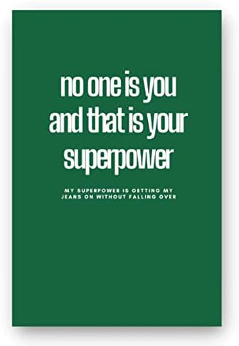 Notebook SuperPower - Cel mai bun caiet căptușit pentru jurnalizarea zilnică, vă ajută să vă atingeți obiectivele, să vă manifestați