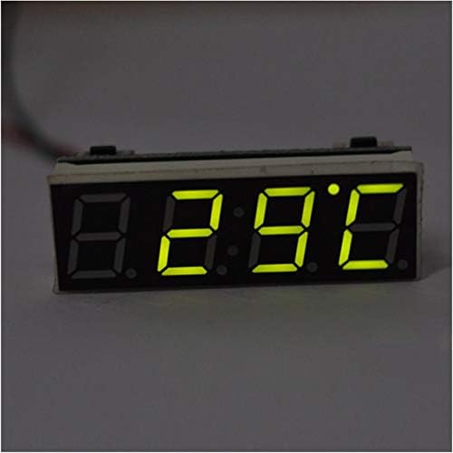 profectlen 3 în 1 Digital LED Timp ceas temperatura tensiune modul Mini voltmetru termometru pentru masina electronice DIY