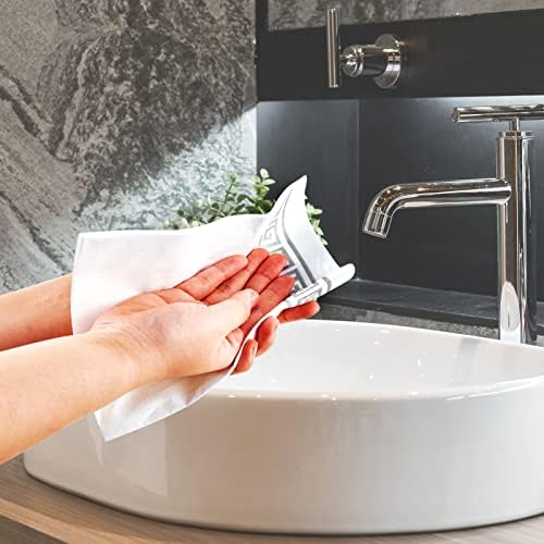 Prosoape de mână de hârtie LiTopak 200 pentru baie, lenjerie precum prosoape de oaspeți de unică folosință ， prosoape de mână