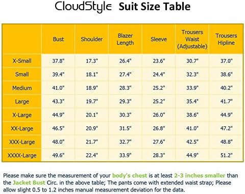 Costum de rochie pentru bărbați Cloudstyle, cu un singur sân, 2 bucăți Slim Fit 2 Buttons Costumele butoanelor