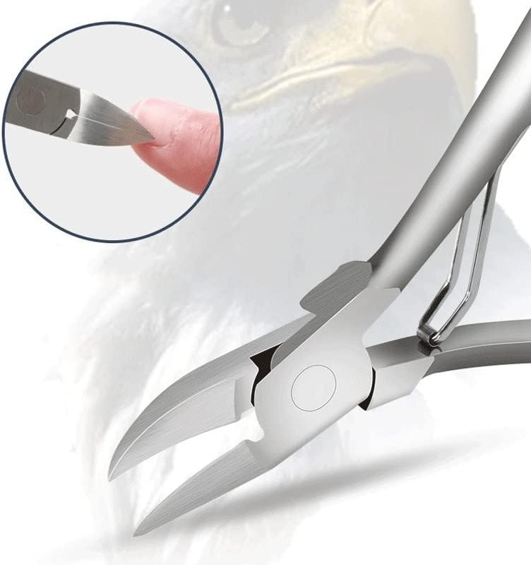 Set de manichiură ZLXDP Set de pedichiură din oțel inoxidabil Instrumente de tăietură profesională de la unghia de unghie de