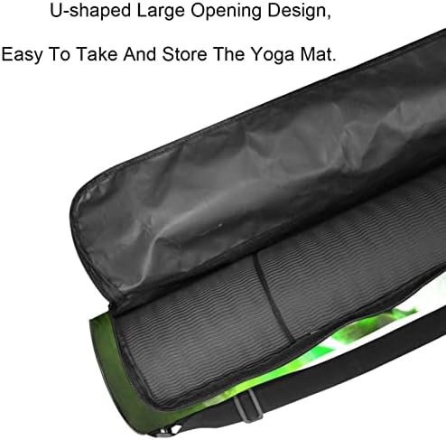 Green Flame Soccer Yoga Mat Carrier Bag cu curea cu curea de umăr Geantă de gimnastică pentru a face sală de gimnastică geantă
