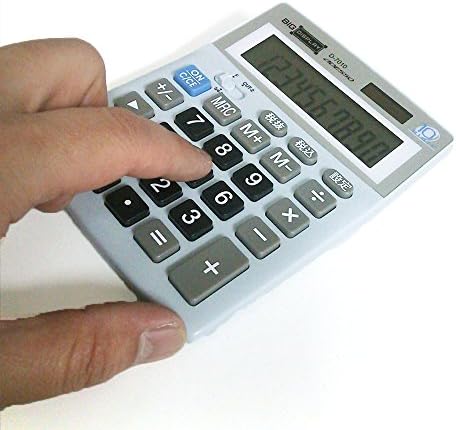 ADESSO Calculator de tabletă mică de 10 cifre D-7010 Grey