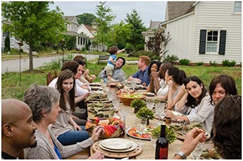 The Walking Dead Disting împreună la masa lungă de cină 8 x 10 inch fotografie