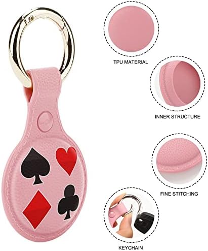 Poker husă de protecție pentru suport securizat AirTags cu accesorii pentru Brelocuri