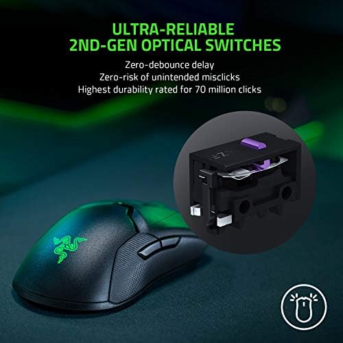 Razer Firefly V2 Mousepad pentru jocuri + Viper Ultimate fără pachet de Mouse pentru jocuri Dock