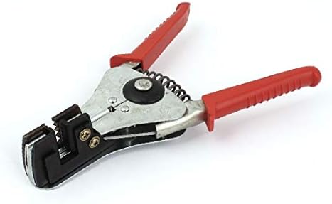 Mâner antislip X-Dree 0,5mm-2.2mm automat tăietor de sârmă roșu (mango antideslizante 0,5mm-2.2mm Cortador Pelacables Automático