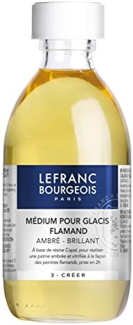 Lefranc & Bourgeois Flämisches Sikk Ativ - Materiale Ultra Pictura, Ulei și Shine 250 ml Sticlă