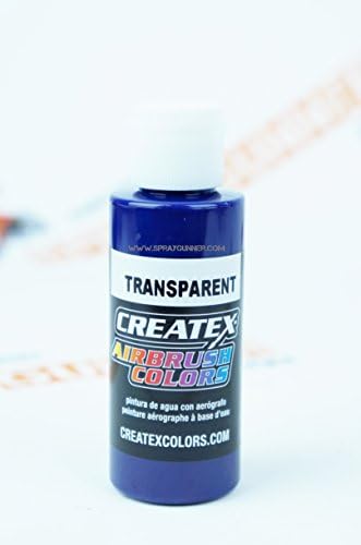 Createx Airbrush Colors 5106 Transparent Brite Blue 2oz. A picta. de Spraygunner