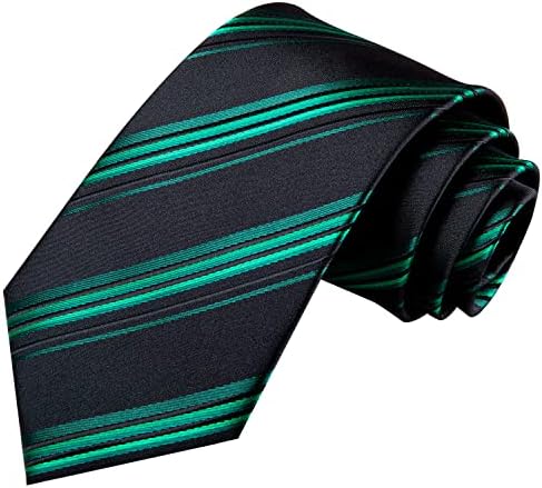 Dubulle Mens Cravată set solide Paisley cravata pentru barbati buzunar piața butoni formale de mătase