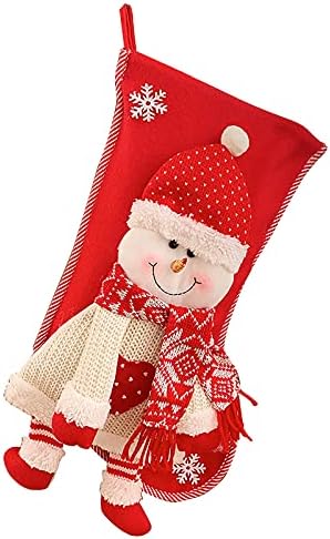 Yiisu Vuekob Fashion Christmas Socks Bag cadou Model de Crăciun decor de Crăciun