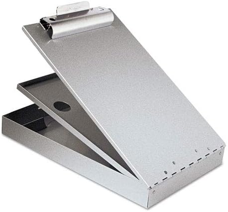 Clipboard de depozitare din aluminiu Cruiser Mate, capac 1 1/2 Clip, 8 1/2 x 12, argint