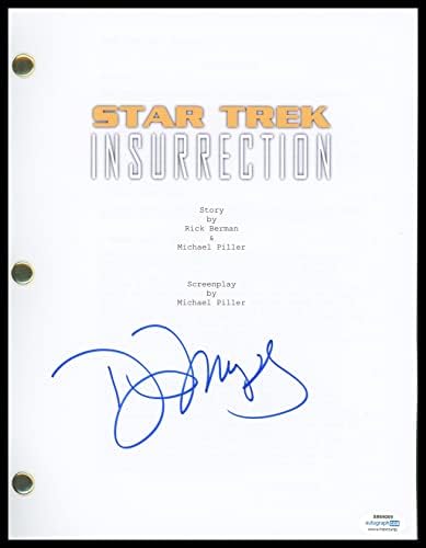 Donna Murphy Star Trek: insurecție autograf semnat scenariu scenariu ACOA