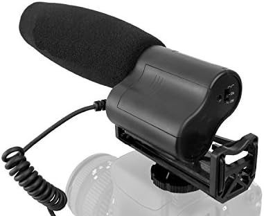Microfon cu sensibilitate ridicată cu parbriz și mușchi de vânt pentru pisici pentru Sony A77II