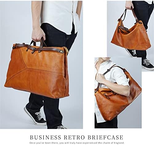 Eyhlkm geantă de mână servietă pentru bărbați pentru bărbați cu capacitate mare de afaceri pentru bagaje pentru bagaje pentru