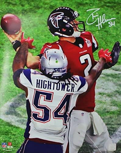 Donta Hightower New England Patriots semnat SB 51 Sack cu bandă 16x20 Foto JSA - Fotografii autografate NFL